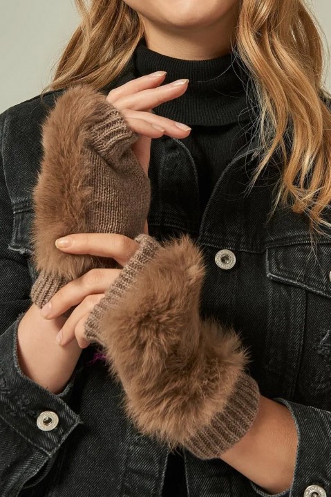Mănuși damă PAROMA CAMEL, Culoare: maro deschis    , IVET.RO - Reduceri de până la -80%