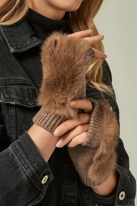 Mănuși damă PAROMA CAMEL, Culoare: maro deschis    , IVET.RO - Reduceri de până la -80%