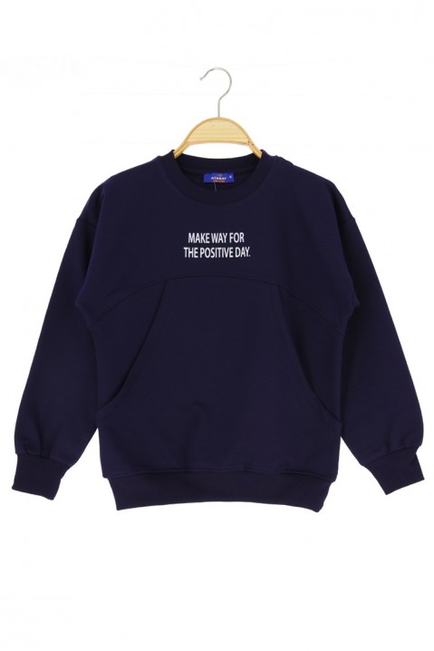 Hanorac copii NOVENDI NAVY, Culoare: bleumarin, IVET.RO - Reduceri de până la -80%