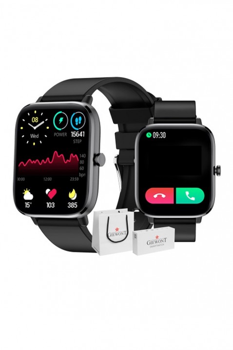 Ceas smartwatch Giewont Dynamic SmartCall GW230-2, Culoare: negru, IVET.RO - Reduceri de până la -80%