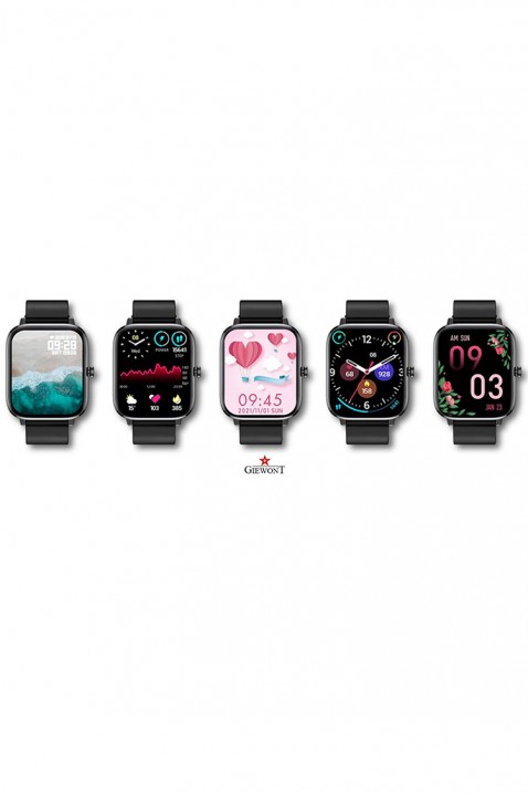 Ceas smartwatch Giewont Dynamic SmartCall GW230-2, Culoare: negru, IVET.RO - Reduceri de până la -80%
