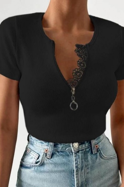 Tricou BRIODEFA BLACK, Culoare: negru, IVET.RO - Reduceri de până la -80%