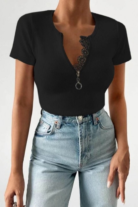 Tricou BRIODEFA BLACK, Culoare: negru, IVET.RO - Reduceri de până la -80%