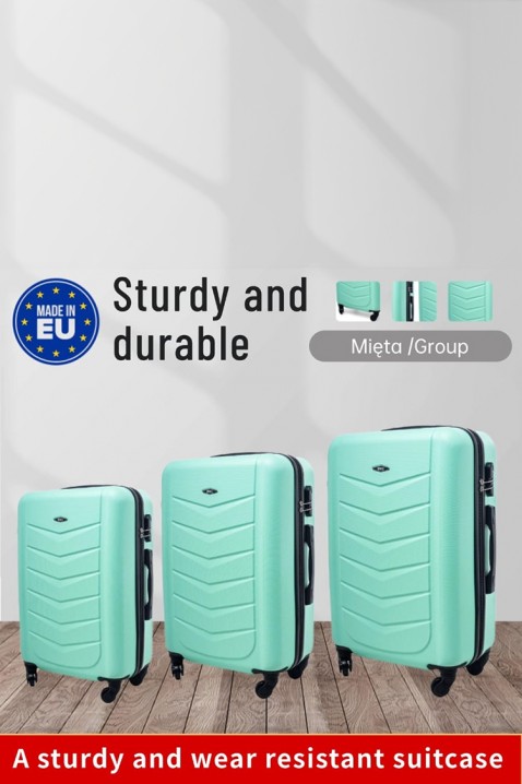 Set 3 valize MORTIGO MINT, Culoare: mentă, IVET.RO - Reduceri de până la -80%