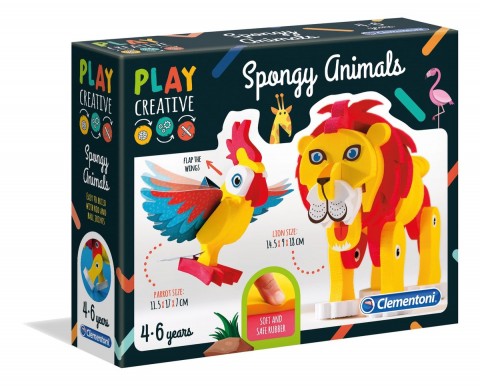 Set creativ - Creează-ți propriile animale din spumă | ClementoniIVET.RO - Reduceri de până la -80%