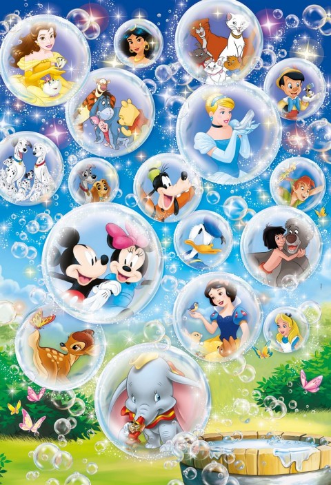 Puzzle pentru copii Clementoni 24 de piese maxi - Personaje clasice Disney în bule de săpunIVET.RO - Reduceri de până la -80%