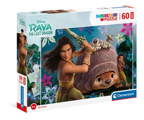 Puzzle pentru copii Clementoni cu 60 de piese maxi - Raya și ultimul dragonIVET.RO - Reduceri de până la -80%