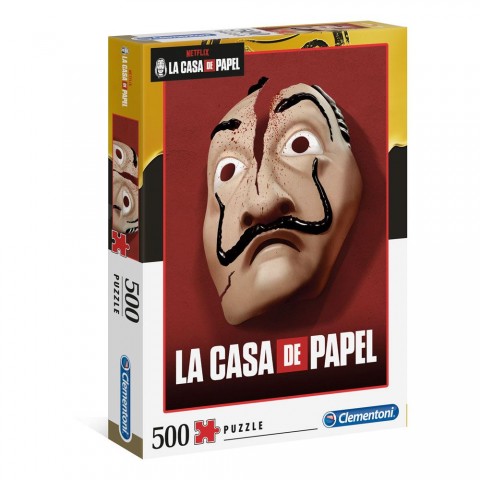 Puzzle Clementoni 500 de piese - Casa de PapelIVET.RO - Reduceri de până la -80%