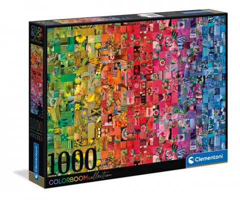 Puzzle Clementoni 1000 de piese - Colaj abstractIVET.RO - Reduceri de până la -80%