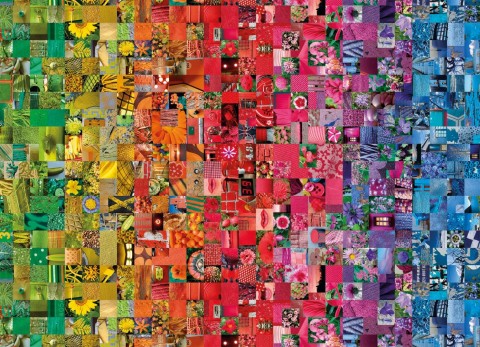 Puzzle Clementoni 1000 de piese - Colaj abstractIVET.RO - Reduceri de până la -80%