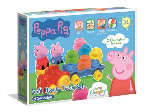Set de construcție Peppa Pig | Soft Clemmy - 14 pieseIVET.RO - Reduceri de până la -80%