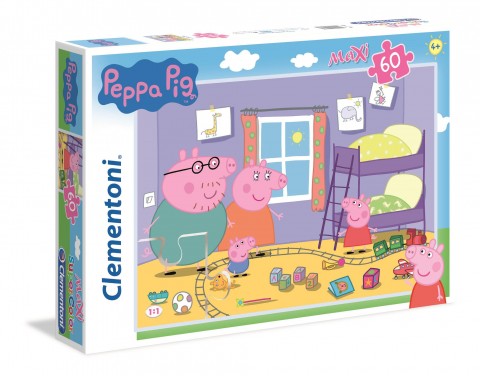 Puzzle pentru copii Clementoni cu 60 de piese maxi - Peppa PigIVET.RO - Reduceri de până la -80%