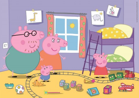 Puzzle pentru copii Clementoni cu 60 de piese maxi - Peppa PigIVET.RO - Reduceri de până la -80%