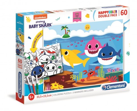 Puzzle educativ Clementoni 60 de piese - Baby SharkIVET.RO - Reduceri de până la -80%