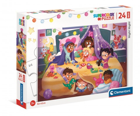 Puzzle pentru copii Clementoni cu 24 de piese maxi - Nopțile de cazareIVET.RO - Reduceri de până la -80%