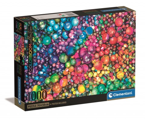 Puzzle Clementoni 1000 de piese - Bile colorateIVET.RO - Reduceri de până la -80%