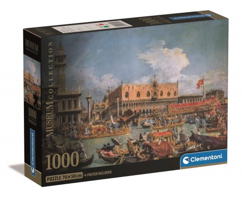 Puzzle Clementoni 1000 de piese - Întoarcerea lui Bucintoro în ziua ÎnălțăriiIVET.RO - Reduceri de până la -80%