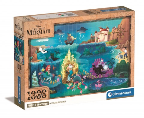 Puzzle pentru copii Clementoni 1000 de piese - Mica SirenăIVET.RO - Reduceri de până la -80%