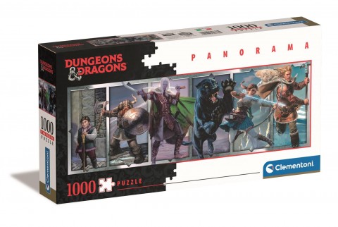 Puzzle panoramic Clementoni 1000 de piese - Temnițe și dragoniIVET.RO - Reduceri de până la -80%