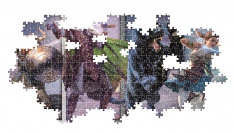 Puzzle panoramic Clementoni 1000 de piese - Temnițe și dragoniIVET.RO - Reduceri de până la -80%