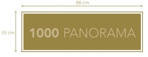 Puzzle panoramic Clementoni 1000 de piese - Temnițe și dragoniIVET.RO - Reduceri de până la -80%