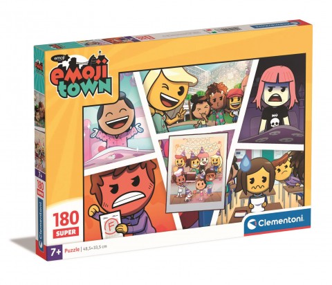 Puzzle pentru copii Clementoni 180 de piese - Orașul EmojiIVET.RO - Reduceri de până la -80%