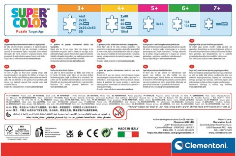 Puzzle pentru copii Clementoni de 104 piese - PeanutsIVET.RO - Reduceri de până la -80%