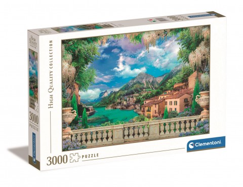 Puzzle Clementoni 3000 de piese - Terasă cu vedere la lacIVET.RO - Reduceri de până la -80%