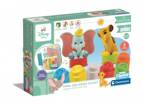 Set cu carte - Simba și Dumbo | Soft ClemmyIVET.RO - Reduceri de până la -80%