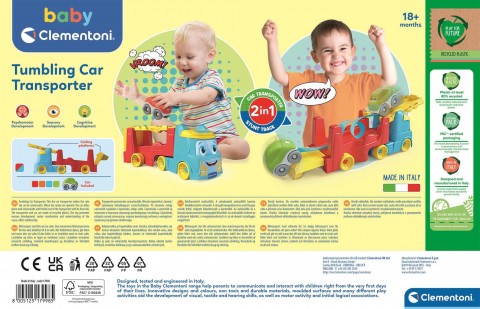 Jucărie pentru bebeluși - Transportor auto cu mașină | Baby ClementoniIVET.RO - Reduceri de până la -80%