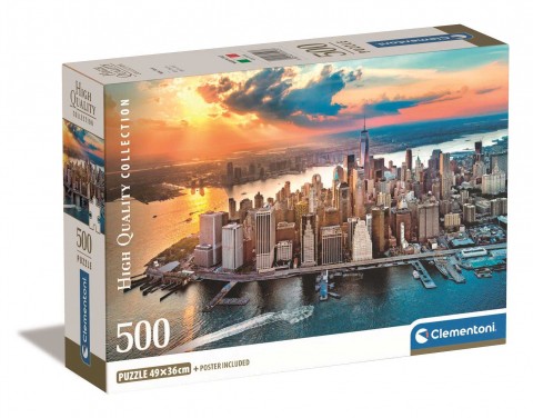 Puzzle Clementoni 500 de piese - New YorkIVET.RO - Reduceri de până la -80%