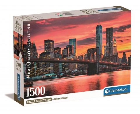 Puzzle Clementoni 1500 de piese - East River la amurgIVET.RO - Reduceri de până la -80%