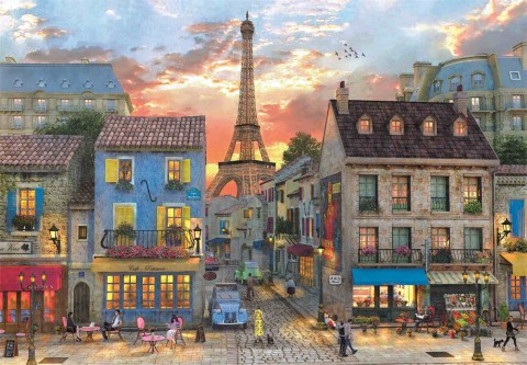 Puzzle Clementoni 1000 de piese - Străzile din ParisIVET.RO - Reduceri de până la -80%