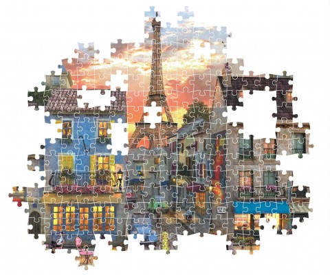 Puzzle Clementoni 1000 de piese - Străzile din ParisIVET.RO - Reduceri de până la -80%