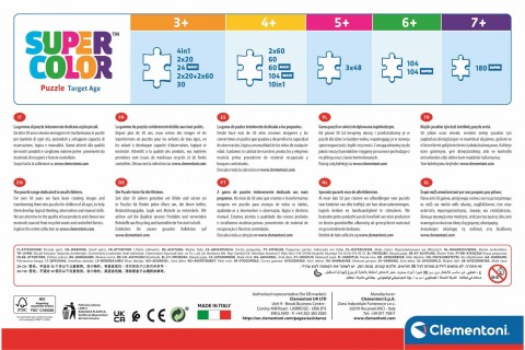 Puzzle pentru copii Clementoni cu 24 de piese maxi - BatwheelsIVET.RO - Reduceri de până la -80%