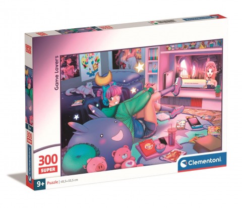 Puzzle pentru copii Clementoni 300 de piese - Seara de jocuriIVET.RO - Reduceri de până la -80%