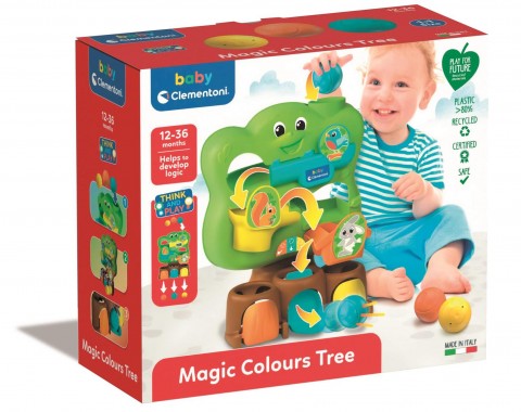 Jucărie logică - Copac cu bile colorate | Baby ClementoniIVET.RO - Reduceri de până la -80%