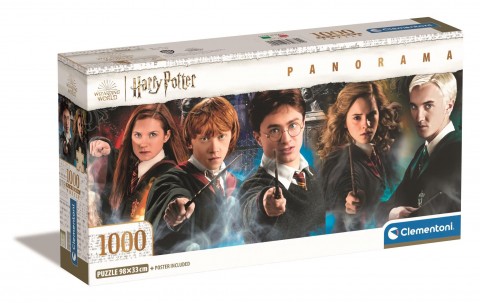 Puzzle panoramic Clementoni 1000 de piese - Lumea magică a lui Harry PotterIVET.RO - Reduceri de până la -80%