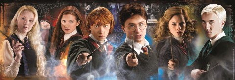 Puzzle panoramic Clementoni 1000 de piese - Lumea magică a lui Harry PotterIVET.RO - Reduceri de până la -80%