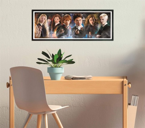 Puzzle panoramic Clementoni 1000 de piese - Lumea magică a lui Harry PotterIVET.RO - Reduceri de până la -80%