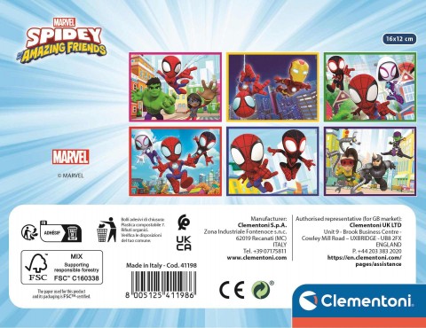 Puzzle pentru copii Clementoni cu 12 piese - Spidey și prietenii săi uimitoriIVET.RO - Reduceri de până la -80%