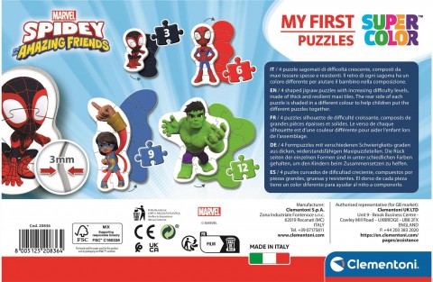 Puzzle pentru bebeluși Clementoni 4 în 1 - Spidey și prietenii săi uimitoriIVET.RO - Reduceri de până la -80%