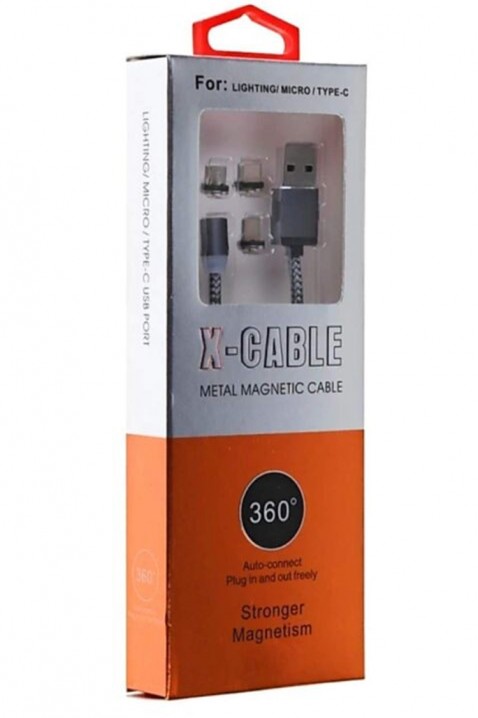 Cablu de încărcare magnetic 3in1 GLIVENZOIVET.RO - Reduceri de până la -80%