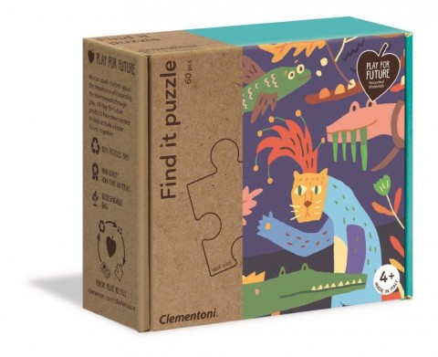 Puzzle pentru copii Clementoni Find it din 60 de piese maxi și 33 de cărți - VarăIVET.RO - Reduceri de până la -80%