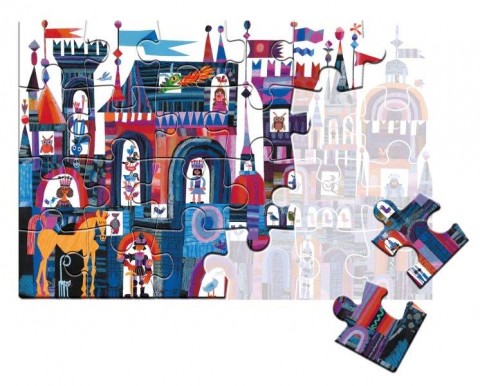 Puzzle pentru copii Clementoni cu 24 de piese maxi - Castelul MeuIVET.RO - Reduceri de până la -80%