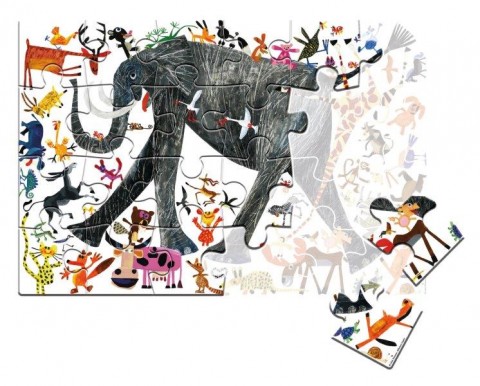 Puzzle pentru copii Clementoni cu 24 de piese maxi - Animalele MeleIVET.RO - Reduceri de până la -80%