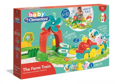 Jucărie interactivă - Tren cu animale de la fermă | Baby ClementoniIVET.RO - Reduceri de până la -80%