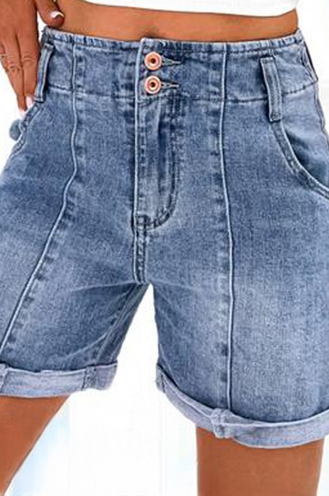 Pantaloni scurți ZERMONGA, Culoare: albastru, IVET.RO - Reduceri de până la -80%