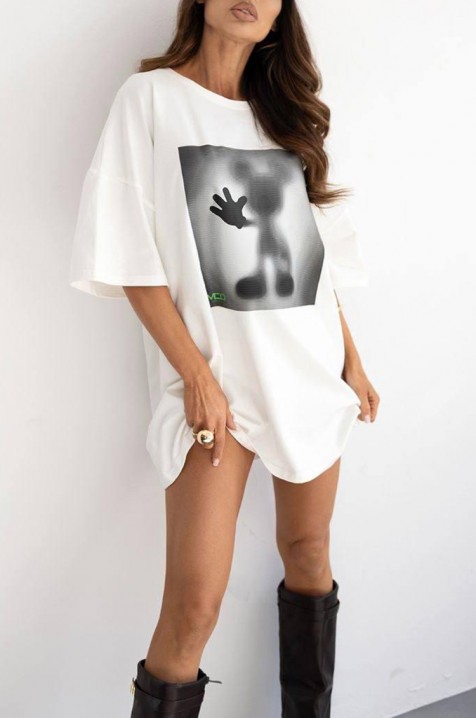 Tricou URVELZA, Culoare: alb, IVET.RO - Reduceri de până la -80%