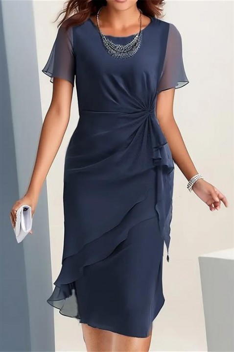 Rochie ZALINRA, Culoare: albastru, IVET.RO - Reduceri de până la -80%
